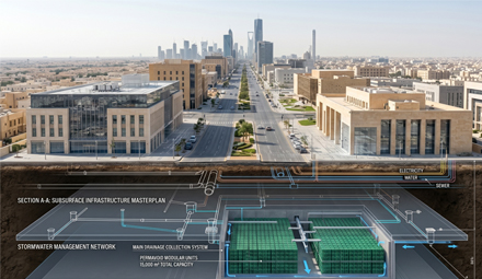 High-Load Rainwater Modules for Middle East Mega Projects | YY-TANK