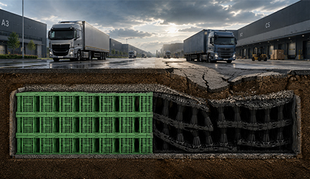 Heavy-Duty PP Stormwater Module Manufacturer | >800 kN/㎡ Strength