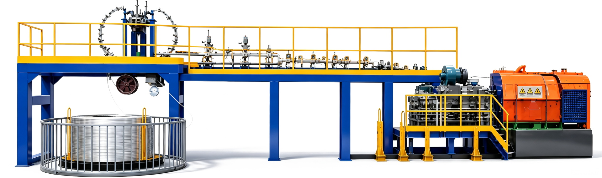 Aluminum-Alloy Rod Continuous Casting
And Rolling Machine (8tph)
